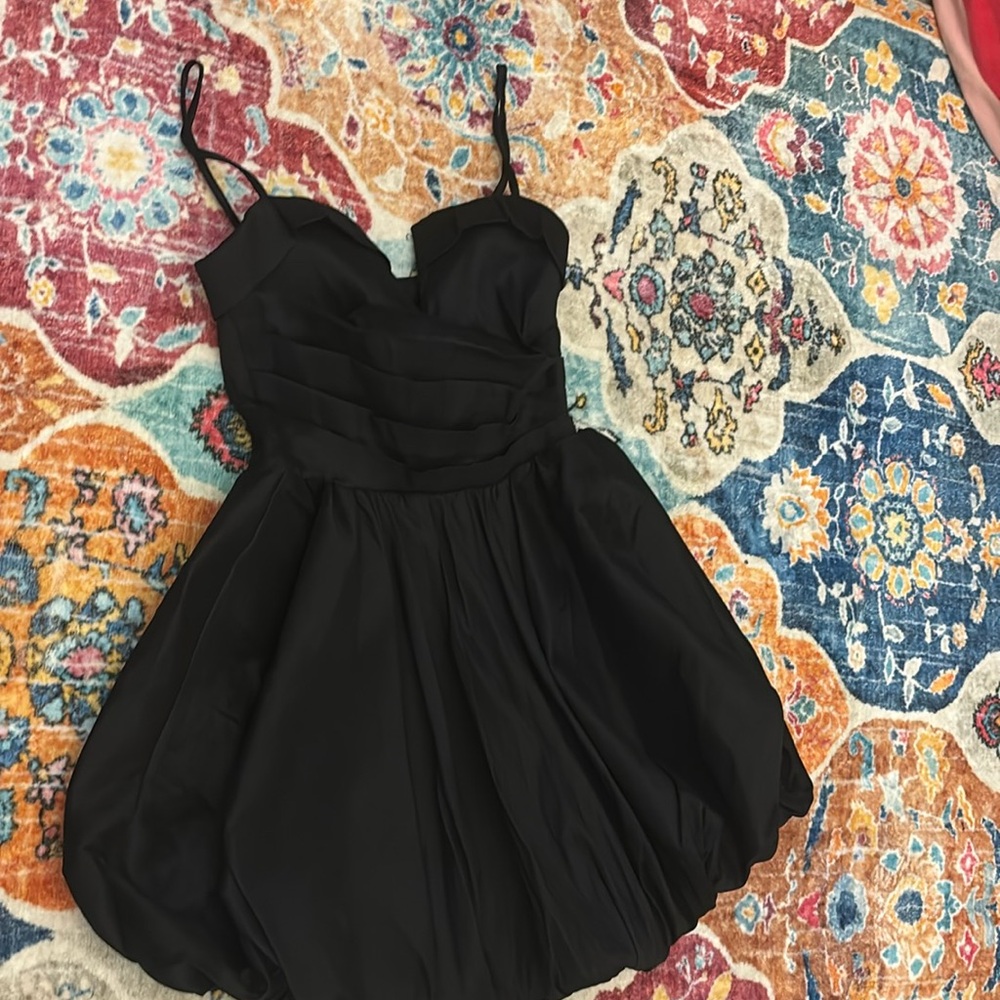Windsor mini dress with bubble hem